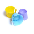 Platos dentales dentales plásticos desechables en varios colores